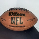Wilson Nfl Ultimate Composite Official Size Football Leathersoft WTF1845. Fixed Price $18.00.