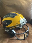 Schutt Dna Medium Michigan Style Football Helmet. Painted Wings/stripes. Fixed Price $159.00.