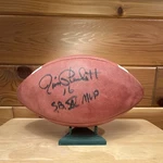 Jim Plunkett Signed Rawlings Football Oakland Raiders. Fixed Price $70.00.