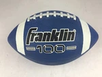 Franklin Sports 100 Series Football 33048-2 Junior Rubber Blue White Black. Fixed Price $18.99.