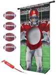 Gosports Red Zone Challenge W/ Door Frame Tension Rod, 4 Inflatable Balls & Pump. Fixed Price $29.99.