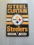 Pittsburgh Steelers Nfl 17" X 11" Wood Decorative Indoor Slogan Sign Wincraft. Fixed Price $24.99.
