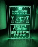 Saskatchewan Roughriders Led Neon Light Up Sign Bar Pub Man Cave Sport Game Room. Fixed Price $26.99.