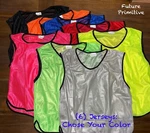 6 Scrimmage Training Vests Soccer Football Youth, Child Pinnies Jerseys, Premier. Fixed Price $14.99.