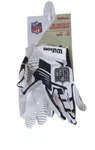 New Wilson Youth Nfl Stretch Fit Football Receivers Gloves One Size White/black. Fixed Price $14.99.