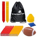 Football 12 Players 3 Flags Adult Kids Youth Set 55 Red And Yellow. Fixed Price $29.55.