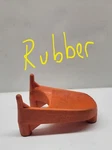 Vintage Design Wilson Football Kicking Tee Solid Orange Rubber Stand OTH-252 (2). Fixed Price $15.99.