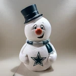 Dallas Cowboys Snowman Nfl Official 7 Figurine Forever Collectibles. Fixed Price $24.95.