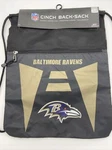 New Cinch Back-sack Baltimore Ravens Nfl Team Official Backpack Drawstring. Fixed Price $10.15.