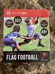 Wicked Big Football Kit-play Versus 3- Includes 6 Flags & Belt Clips. Fixed Price $12.98.