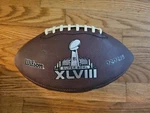 Super Bowl Xlviii Wilson Logo Football 02.02.14. Fixed Price $69.00.