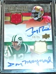 2008 Ud Upper Deck Exquisite Jerry Rice Don Maynard Signed #D/25 Autograph. Fixed Price $1199.95.