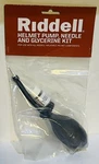 Riddell Football Helmet Pump Needle & Glycerine Kit Black New U23D. Fixed Price $36.00.