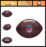 Authentic Nfl Football - Duke, Official Game Ball, Premium Quality, Ideal. Fixed Price $89.99.