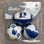 Duke Baden Three Mini Pack Football Basketball And Soccer Soft Plush Toy. Fixed Price $12.99.