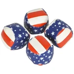 One Dozen 2" Stars And Stripes Footbags. Fixed Price $20.89.