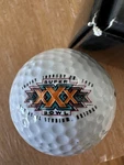 Super Bowl 30 Logo Golf Ball, 1996 Sun Devil Stadium, Arizona- 12 New In Box. Fixed Price $8.00.