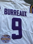 Lsu Tigers Football Jersey 9, Stitched. 2020 Playoff Patch, Burreaux Edition. Fixed Price $99.99.