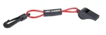 Kwik Tek Whistle With Lanyard, Red And Black /. Fixed Price $17.99.