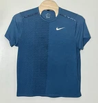 Nike Running T-shirt Men Xxl Blue Reflective Breathable Gym Marathon Brocore. Fixed Price $16.98.