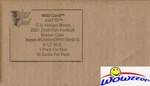 2021 Wild Card Football Black/white Matte Exclusive Hanger 6 Box Sealed Case. Fixed Price $59.95.