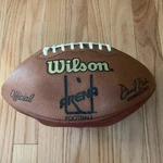 Wilson Arena League Ironman Leather Game Football-david Baker Commisioner. Fixed Price $39.90.