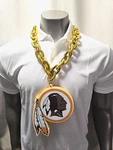 New Nfl Washington Redskins Fan Chain Necklace Foam Free Shipping!!. Fixed Price $29.99.
