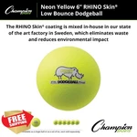 Champion Sports Rhino Skin Low Bounce Dodgeball Set Youth Adult. Fixed Price $27.99.