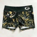 Nfl Foco Women Green Bay Packers Tie-dye Thematic Print Workout Bootie Shorts. Fixed Price $24.99.