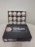 Wilson A1010HS1 Nfhs 9IN 5OZ Leather Raised Seam (12) Baseballs. Fixed Price $89.99.