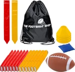 Football Set For 12 Players 55-PIECE Complete Kit With Flags, Cones &. Fixed Price $39.99.