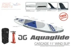 Aquaglide Cascade I-sup Wind Package Pump Bag Fins Paddle Board 58-5418103. Fixed Price $980.95.