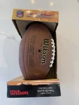 Wilson Nfl Touchdown Football Official Size Leather (needs Air) New In Box. Fixed Price $22.99.