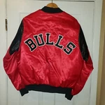 Vintage 90S Chalk Line Chicago Bulls Large Varsity Jacket New Made Usa. Fixed Price $299.99.