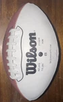 Wilson Nfl White Autograph Panel Football. Fixed Price $25.00.
