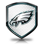 Nfl Philadelphia Eagles Shield Shape Auto Reflector. Fixed Price $12.99.
