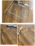 Dry Erase Acrylic Game Boards Reusable. Fixed Price $12.00.