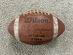 Vintage Wilson Football Oj Simpson Official F1144 Model Double Lined Top Grain. Fixed Price $24.99.