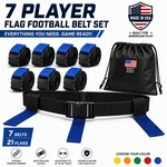Youth Football Belt Set 7 Player, 21 Flags Adjustable, Quick Release. Fixed Price $38.88.