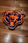 Nfl Chicago Bears Logo 3D Wood Sign 18" Wall Decor Handmade Party. Fixed Price $85.99.