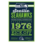 Seattle Seahawks Nfl 17" X 11" Wood Decorative Indoor Sign Wincraft. Fixed Price $25.00.