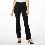 Hue Game Changing Straight Leg Denim Pant Size Small High Rise Black Stretch New. Fixed Price $23.99.