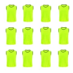 12 Pack Soccer Scrimmage Training Vests Sports Team Jersey Adult. Fixed Price $31.98.