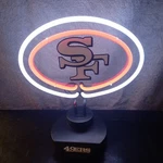 New San Francisco 49ERS Nfl Football The Memory Co. Neon Sign Logo Desk Lamp. Fixed Price $41.50.