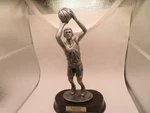 Rare Vintage Basketball Player Trophy 12 Inch Wood Base 2010-11. Fixed Price $29.99.