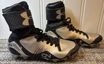 Under Armor Ua Cam Newton C1N Mc Size 8 Football Cleats Silver And Black. Fixed Price $15.96.