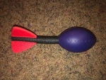 Vintage Vortex Mini Football 1990'S Nerfy Soft Kids Toy Fun Launcher Balls. Fixed Price $13.00.