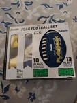 Nib Franklin Mini Football Set For On 5, With 10 Flags 34 Inch Belts. Fixed Price $20.00.