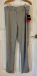 Rawlings Launch Semi-relaxed Fl Solid Baseball Pant Men's Large Gray Lnchsr. Fixed Price $29.00.