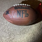 Wilson Nfl Original Autographed Football Official Size Brown Signed. Fixed Price $60.00.